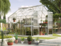 Preview: Vitavia Hohes Gewächshaus Uranus 8300 BxTxH 257x321x248cm ESG Glas 8,3m² Alu eloxiert