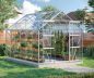 Preview: SPARSET Vitavia Gewächshaus Uranus 9900 ESG Glas 2,5x3,8 eloxiert + Fundamentsrahmen