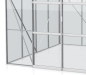 Preview: Vitavia Hohes Gewächshaus Uranus 6700 BxTxH 257x258x248cm ESG Glas 6,7m² Alu eloxiert
