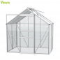 Preview: Vitavia Gewächshaus Venus 2500 BxT 195x131cm 2,5m² 3mm ESG Glas Alu eloxiert