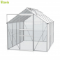 Preview: Vitavia Gewächshaus Venus 5000 BxTxH 195x257x197cm 5m² ESG Glas Alu eloxiert