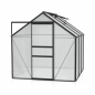 Preview: Vitavia Gewächshaus Venus 5000 BxTxH 195x257x197cm 5m² 4mm HKP Alu schwarz