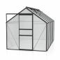 Preview: Vitavia Gewächshaus Venus 6200 BxTxH 195x321x197cm 6,2m² 6mm HKP Alu schwarz