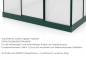 Mobile Preview: Vitavia Gewächshaus Venus 2500 BxTxH 195x131x197cm 2,5m² 4mm HKP Alu smaragd