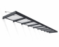 Preview: Palram-Canopia Tür Vordach SOPHIA XL 9000 (845x140cm) Alu grau 4mm Acryl klar