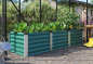 Preview: Vitavia Hochbeet Linus IN&OUT 401 S BxLxH 65x185x40cm Zincalume® seegras/alu