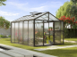 Preview: Vitavia Premium Gewächshaus Zeus 10000 BxT 258x391cm 16mm HKP 10m² Alu schwarz