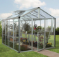 Preview: Vitavia Premium Gewächshaus Zeus 8100 BxT 258x316cm Glas ESG/HKP Alu eloxiert