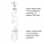 Mobile Preview: Doppler Alu Bodenhülse Erdrohr Bodenanker 2tlg. Mast 32-60mm Gastrogeeignet