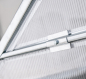 Preview: Vario Stahl Gewächshaus Hobby Solar BxTxH 197x251x202cm 4mm ISO HKP