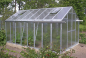 Preview: Vario Stahl Gewächshaus Junior 4 Nörpelglas 4mm BxT 249x406cm 10m² verzinkt