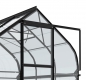 Preview: SET Vitavia Gewächshaus Orion 5000 ESG Glas 202x257cm schwarz + Fundamentsrahmen
