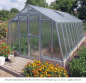 Preview: Vario Stahl Gewächshaus Junior 3  BxTxH 249x306x213cm 7,5m² verzinkt