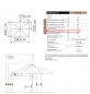 Preview: May Marktschirm Schattello 400x500cm Teleskop Tex-Poly ohne Volant