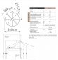 Preview: May Marktschirm Schattello 550cm Teleskop Tex-Poly ohne Volant