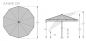 Preview: Doppler Sonnenschirm Sunline 250cm Knicker höhenverstellbar Balkon PES Fuchsia