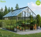 Preview: SET Vitavia Gewächshaus Meridian 1 9900 257x383 ESG Glas smaragd + Fundamentsrahmen