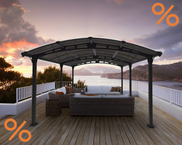 Palram-Canopia Aluminium Pavillon TUCSON 5000 507x359cm 6mm HKP
