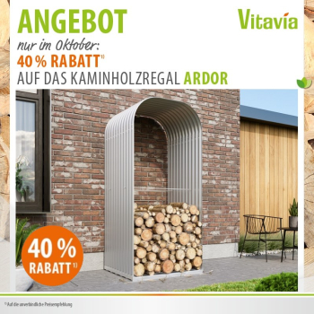 Vitavia Kaminholzregal Ardor 858 BxTxH 99x86x223cm HOCH, Blank