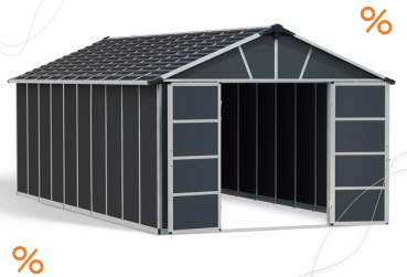 Palram-Canopia Gerätehaus YUKON 11x21.3 BxTxH 332x643x252cm ohne Boden