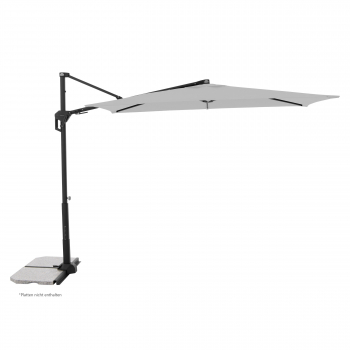 Doppler ACTIVE Pendel Green Edition City Rechteckiger Balkonschirm 240x135cm hellgrau