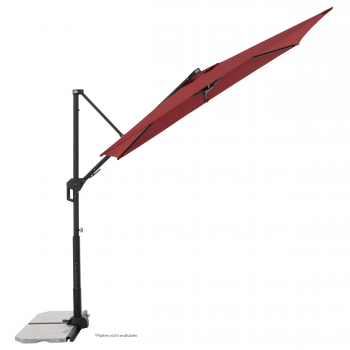 Doppler ACTIVE Pendel Green Edition City Rechteckiger Balkonschirm 240x135cm bordeaux