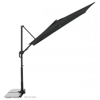 Doppler ACTIVE Pendel Green Edition City Rechteckiger Balkonschirm 240x135cm anthrazit