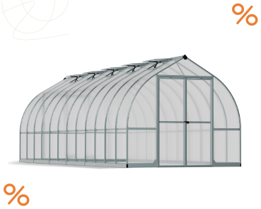 Palram-Canopia Alu Gewächshaus Bella 8x24 BxTxH 244x723x219cm 17,7m² 6mm HKP