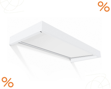 Palram-Canopia Tür Vordach SOPHIA 2150 (215x95x17cm) Weiß 4mm Weiß Opal