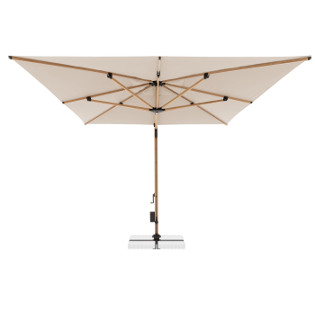 Doppler Premium LED Pendelschirm ALU WOOD XL ULTRA 400x300cm Natur