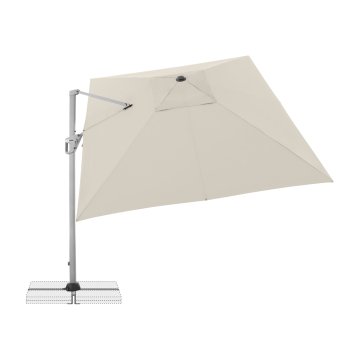Doppler Großer Pendelschirm Active NEO Side 260x350cm Natur + Plattenständer