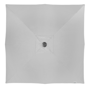 Preview: Doppler Marktschirm Alu Expert Teleskop 300x300cm Gastro Hellgrau + Schutzhülle