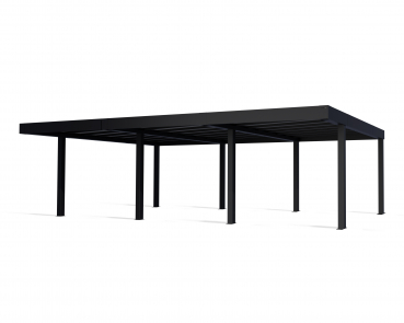 NEUHEIT Palram-Canopia Moderner Alu Doppel Carport OSLO 20x30 6x9m Polycarbonat