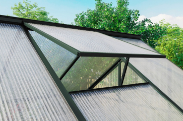 Vitavia Dachfenster-Rahmen für Triton, ohne Verglasung, Alu smaragd