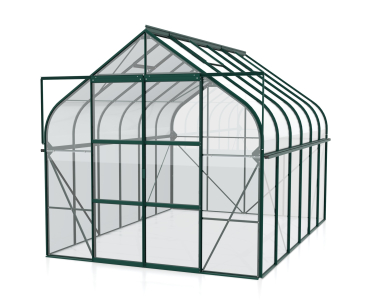 Vitavia Gewächshaus Diana 9900 ESG Glas BxTxH 264x383x255cm 9,9m² Alu smaragd
