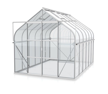 Vitavia Gewächshaus Diana 8300 ESG Glas BxTxH 264x321x255cm 8,3m² Alu eloxiert