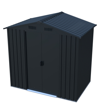 Preview: Preisgünstiges Metall Gerätehaus Basic 2,5㎡ L131xB194xH184cm Satteldach von Elmar Jung