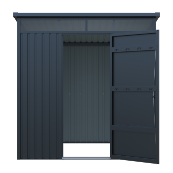 Premium Gerätehaus Skylight Plus 3㎡ L147xB197xH201cm Pultdach abschließbar von Elmar Jung