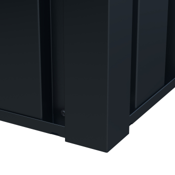 Premium Gerätehaus Skylight Plus 4,5㎡ L186xB237xH201cm Pultdach abschließbar von Elmar Jung