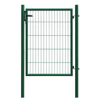Elmar Jung Einzeltor Standard Höhe 125cm rund Pfosten moosgrün