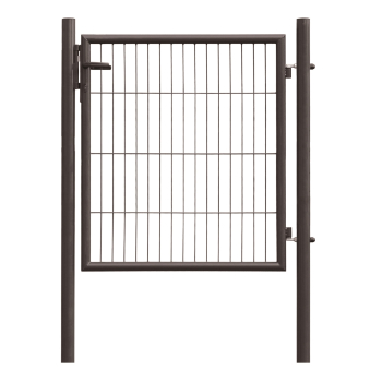 Elmar Jung Einzeltor Standard Höhe 100cm rund Pfosten anthrazit