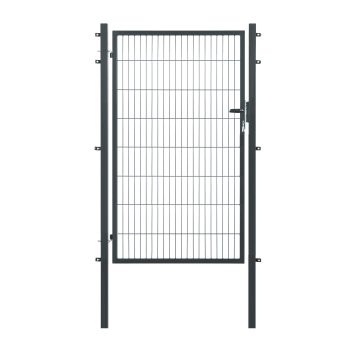 Elmar Jung Einzeltor Premium HxB 160x120cm eckige Pfosten 60/60 anthrazit