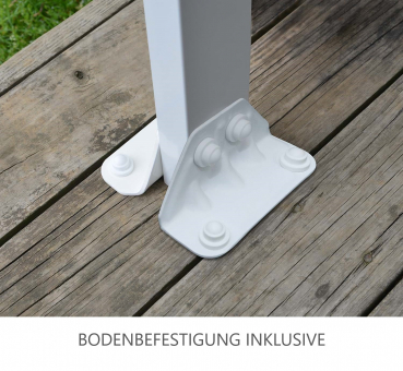 Palram-Canopia Terrassenüberdachung Feria 3x6 weiß TxB 295x610cm 8mm HKP