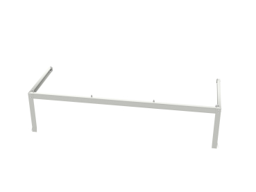 Vitavia Fundamentsrahmen für Ida 1300 LxBxH 192x65x6cm Stahlblech grau