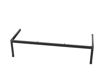 Vitavia Fundamentsrahmen für Ida 1300 LxBxH 192x65x6cm Stahlblech schwarz