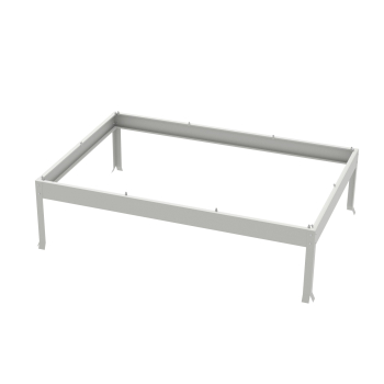 Vitavia Fundamentsrahmen für Modell 2500 LxBxH 130x192x12,5cm Stahlblech grau