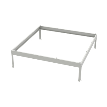 Vitavia Fundamentsrahmen für Modell 3800 LxBxH 192x192x12,5cm Stahlblech grau