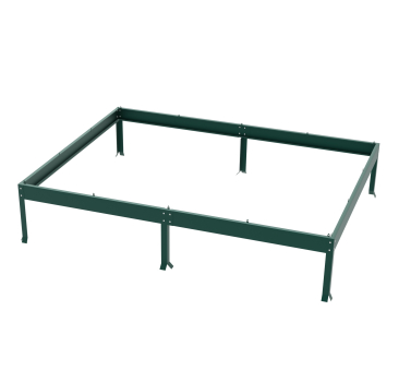 Vitavia Fundamentsrahmen für Modell 5000 LxBxH 254x192x12,5 Stahlblech smaragd