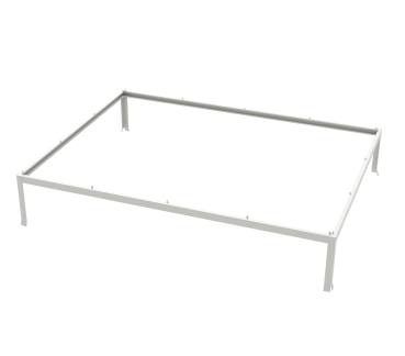 Vitavia Fundamentsrahmen für Orion 5000 LxBxH 254x192x6cm Stahlblech grau