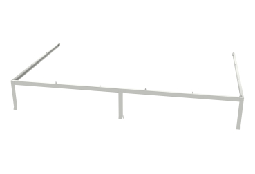 Vitavia Fundamentsrahmen für Ida 6500 LxBxH 317x190x6cm Stahlblech grau